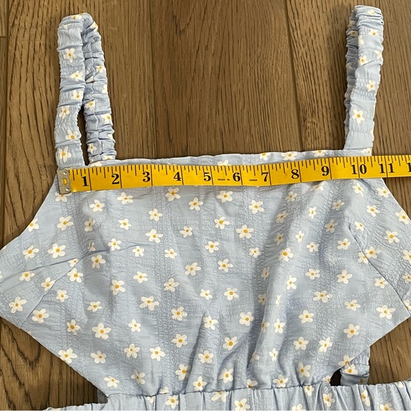 Hello Molly Blue Mini Dress with Daisys - Picture 8 of 10
